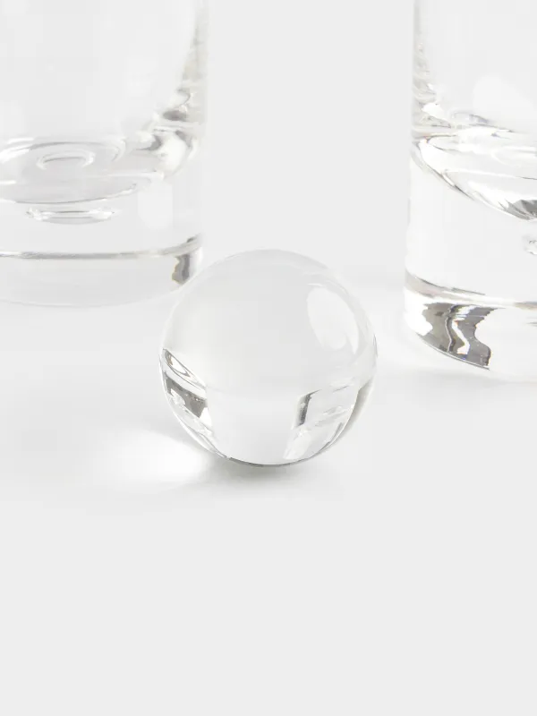 Drink set, 2 pers, 3 items, decanter / glasses, Glass, Bubble, Dew, image-2