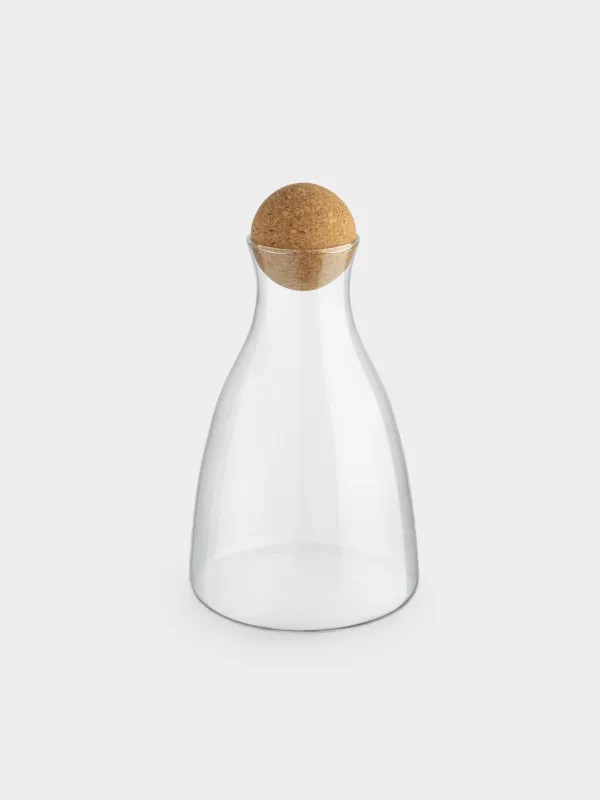 Jug, 1,7 l, with lid, glass B/stopper, Ball, Globe, image-0