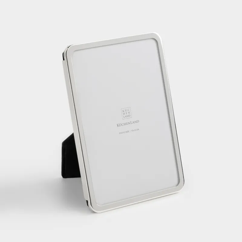 Photo frame, 11х16 cm, metal / glass, silver, Fantastic