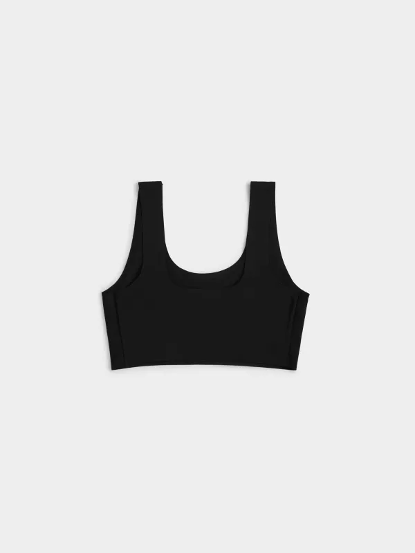 Bra-top, size S, nylon/spandex, black, Kimberly, image-7