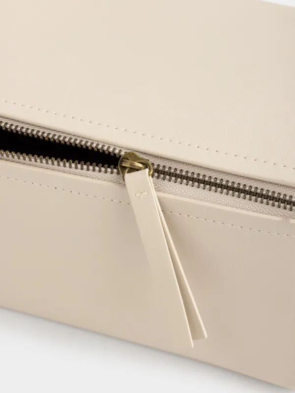 Makeup bag, 28x15 cm, polyurethane, beige, Revon, image-5