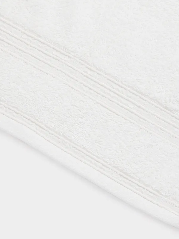 Towel set, 40x60 / 50x90 / 70x140 cm, 3 pcs, cotton, milk, Natural cotton, image-4