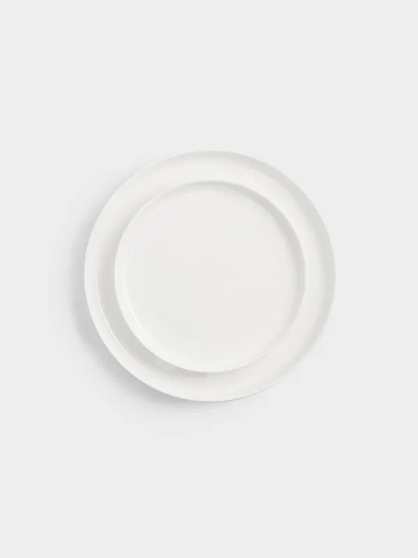 Dining set, 6 pers, 18 pr, porcelain F, white, Ideal white, image-4