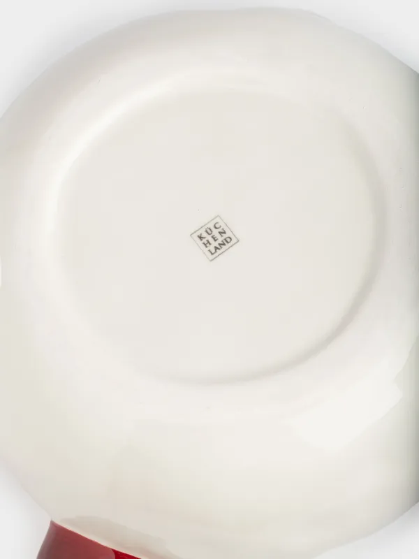 Flower vase, 19 cm, decorative, ceramic, Pomegranates and tangerines, Fruit, image-5