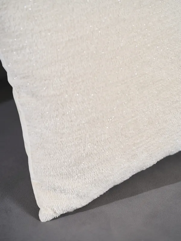 Decorative pillow, 45x45 cm, velvet, milky, Velvet, image-3