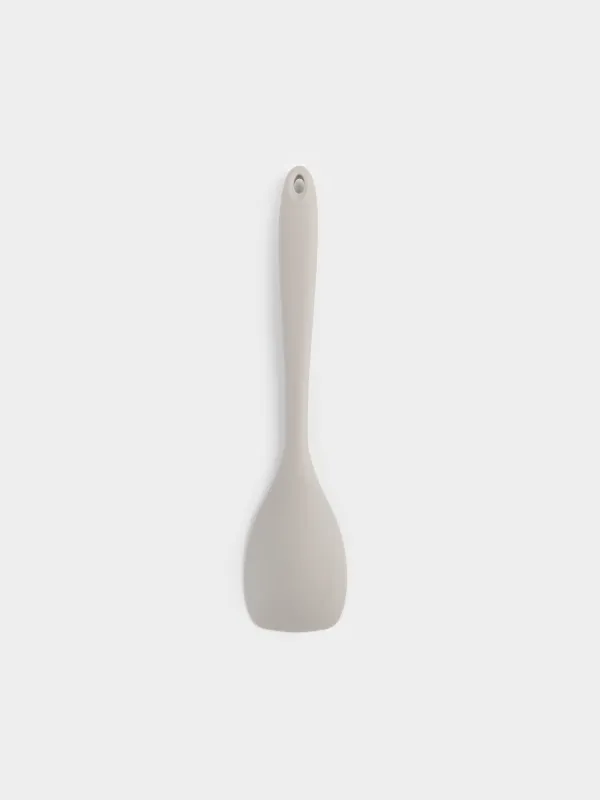 Serving spoon, 28 cm, silicone / nylon, beige, Benefit, image-1