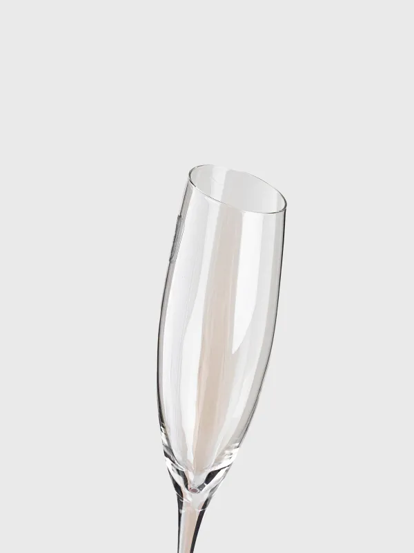 Champagne glass, 180 ml, 2 pcs, glass, mother of pearl, Charm L polar, image-1