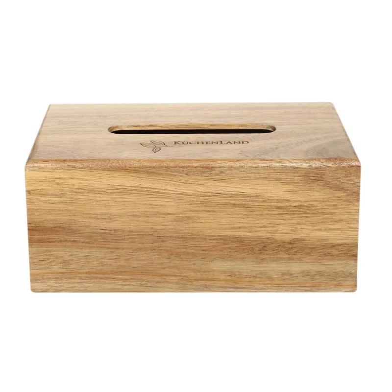 Paper napkin box, 24x12 cm, wood, Eco home