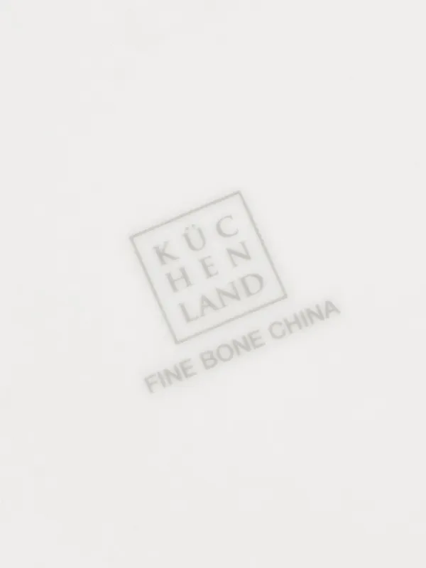 Dessert plate, 20 cm, 2 pcs, porcelain F, white, Ideal silver, image-5