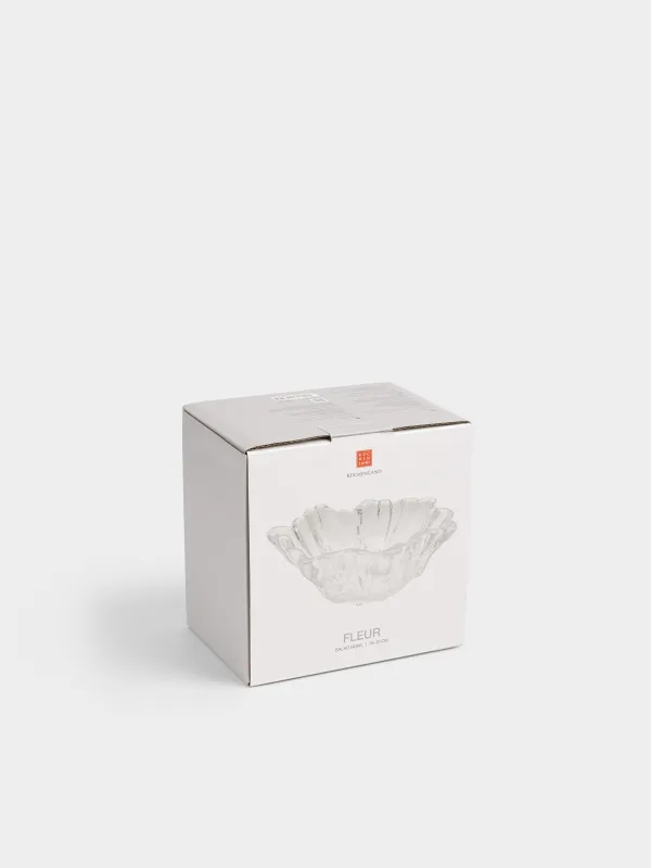 Salad bowl, 15x10 cm, 400 ml, glass R, Flower, Fleur, image-5