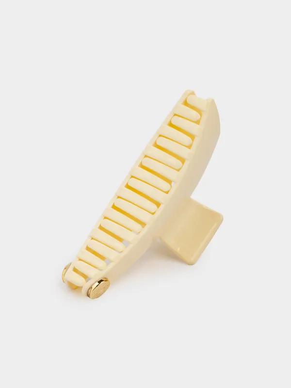 Hair clip, 12 cm, Acrylic / metal, color, Crab, Hair basic, image-3