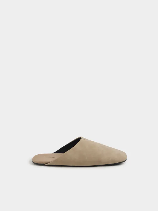 Women's slippers, homewear, size 36-37, polyurethane / PVC, grey, Viderlen, image-0