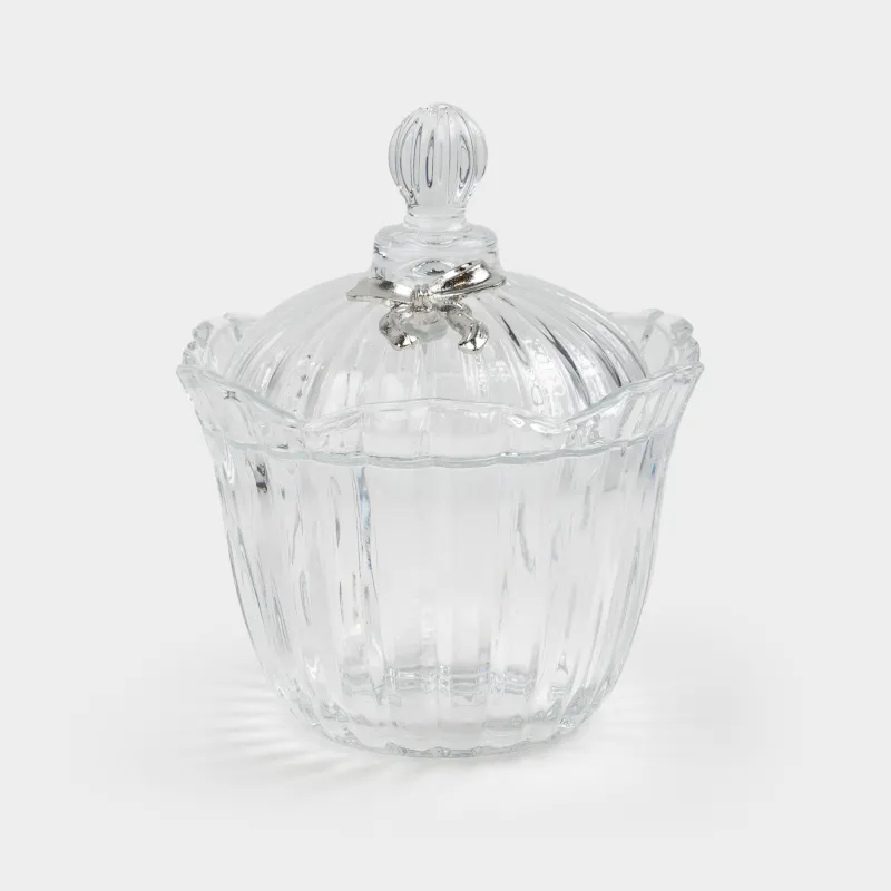 Storage container, 15x18 cm, 500 ml, glass R, Bow, Alid