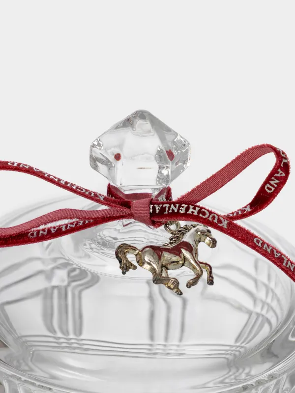 Storage container, 12x cm, 250 ml, with pendant, glass R, Horse, Zero, image-3