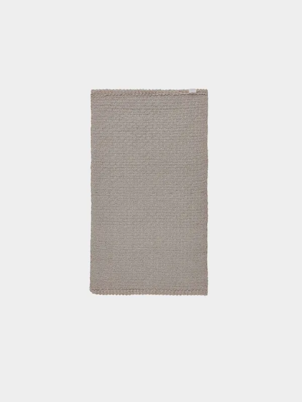 Mat, 60x110 cm, anti-slip, Polyester / cotton, beige, Grid, Cozy, image-4
