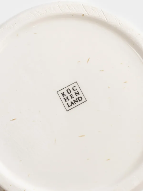 Storage container, 12x13 cm, 750 ml, ceramic, milky, speckled, Delicia, image-4