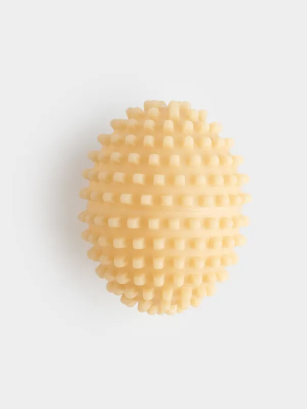 Washing ball, 8 cm, 2 pcs, PVC, beige, Oval, Washing ball, image-2