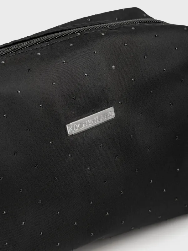 Makeup bag, 17x13 cm, nylon, black, Force night, image-3