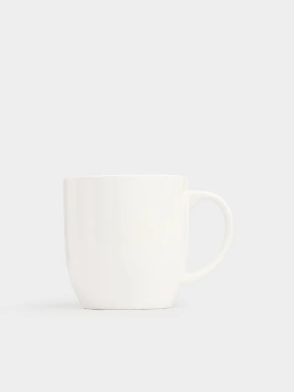 Mug, 370 ml, 2 pcs, porcelain F, white, Ideal white, image-3