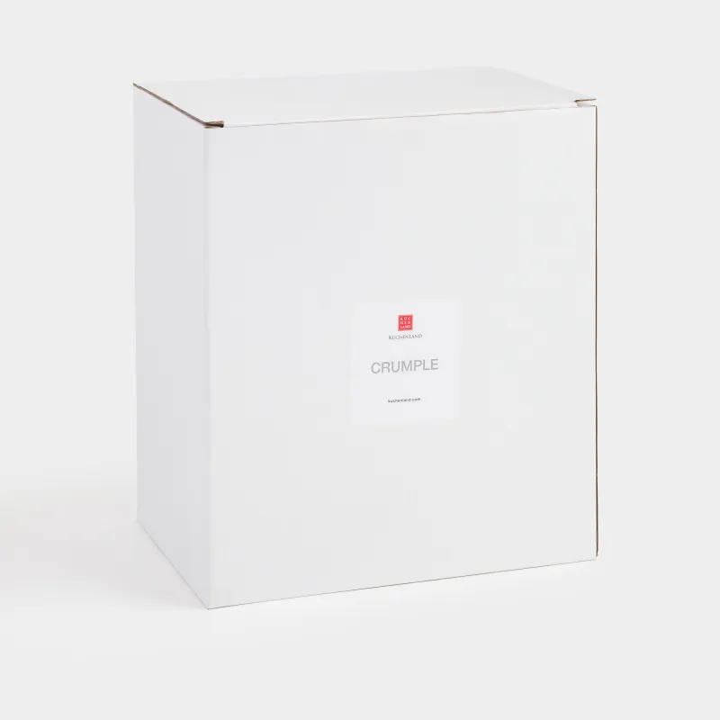 Flower vase, 20x22 cm, decorative, ceramic, milky, Crumpled effect, Bag, Crumple, image-4