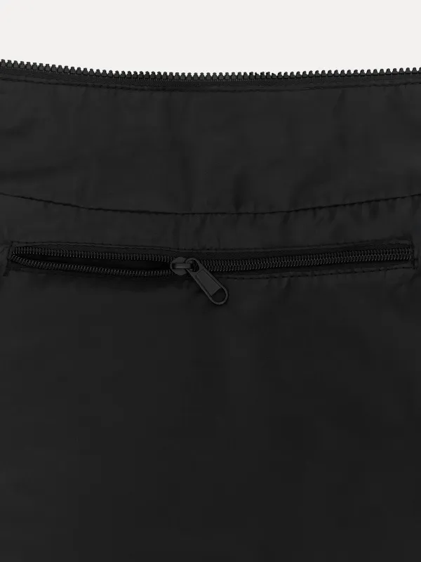 Bag, 24x40 cm, with adjustable strap, polyester, Black, Basic, image-4