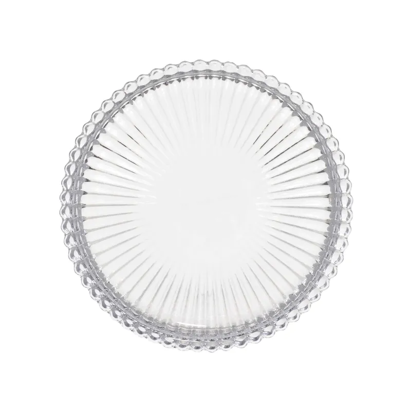 Candle holder, 9 cm, for cylindrical candle, glass, Ribby, image-2