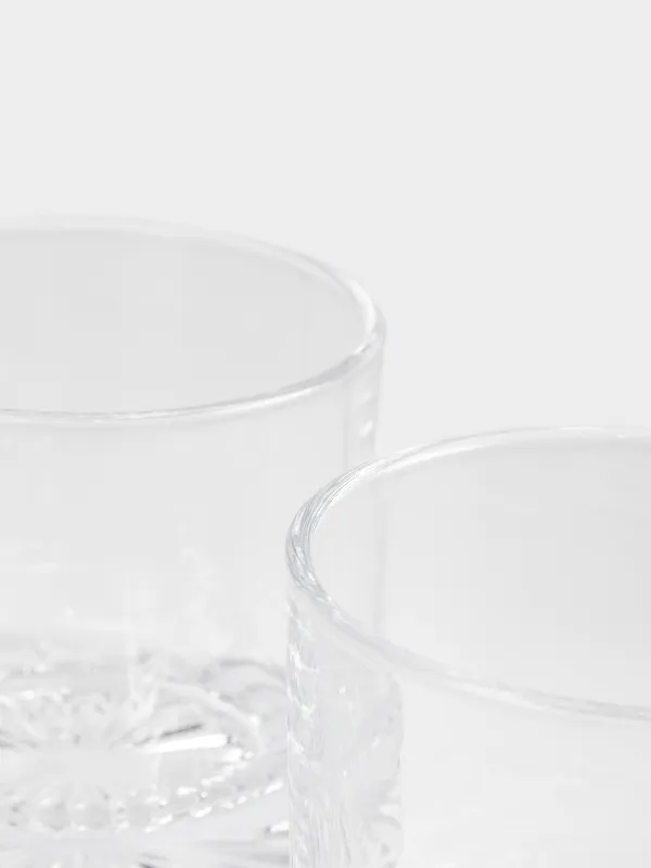 Drink set, 2 persons, 6 items, glasses / cubes, glass R / marble, Valor, image-2