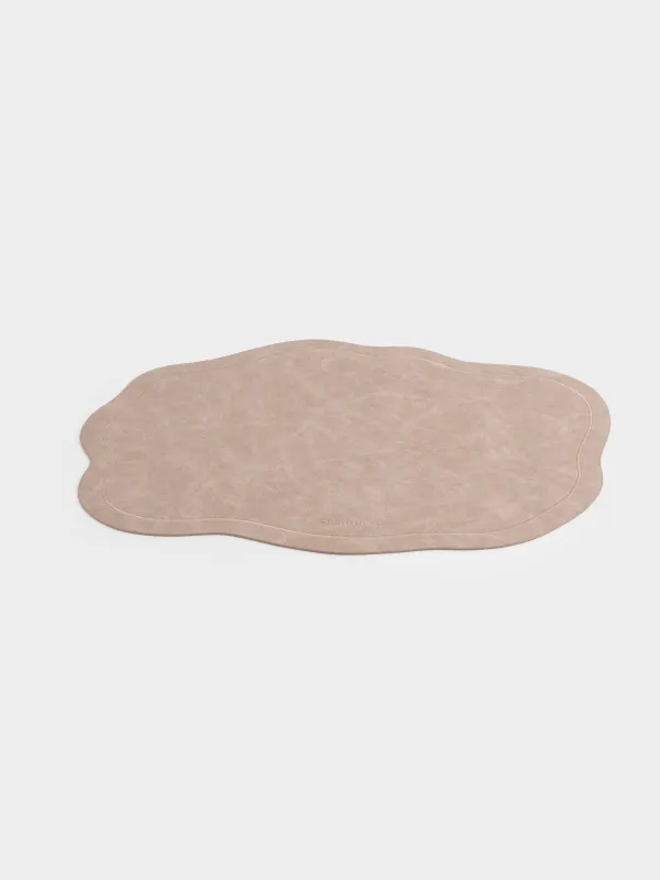 Placemat, 32x43 cm, PVC, shaped, light gray, Rock, image-1