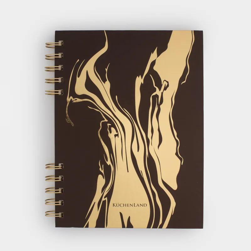 Notepad for notes, 15x20 cm, 100 l, on rings, cardboard, Streaks, Stationery