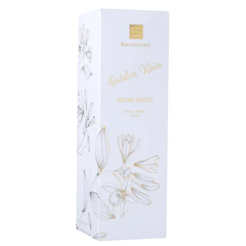 Aroma diffuser, 200 ml, glass, Garden Rain, Fresh white, image-1