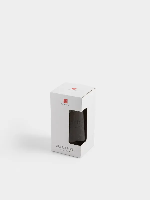 Glass, 15 cm, 500 ml, glass B, Clear font, image-4