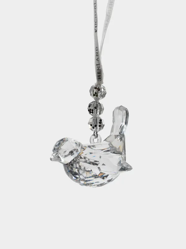 Christmas tree toy, 6 cm, acrylic, Bird, Figure crystal, image-0