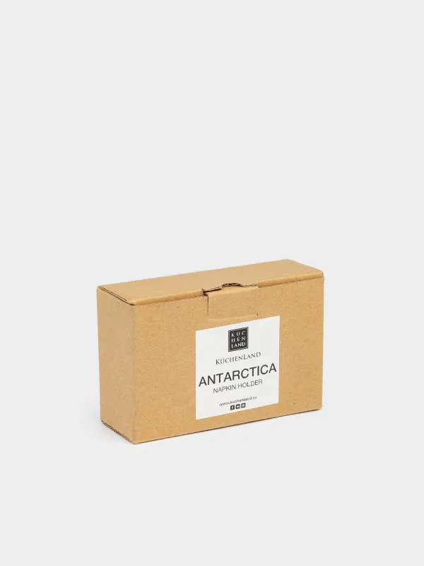 Napkin holder, 11 cm, porcelain F, Antarctica, image-5