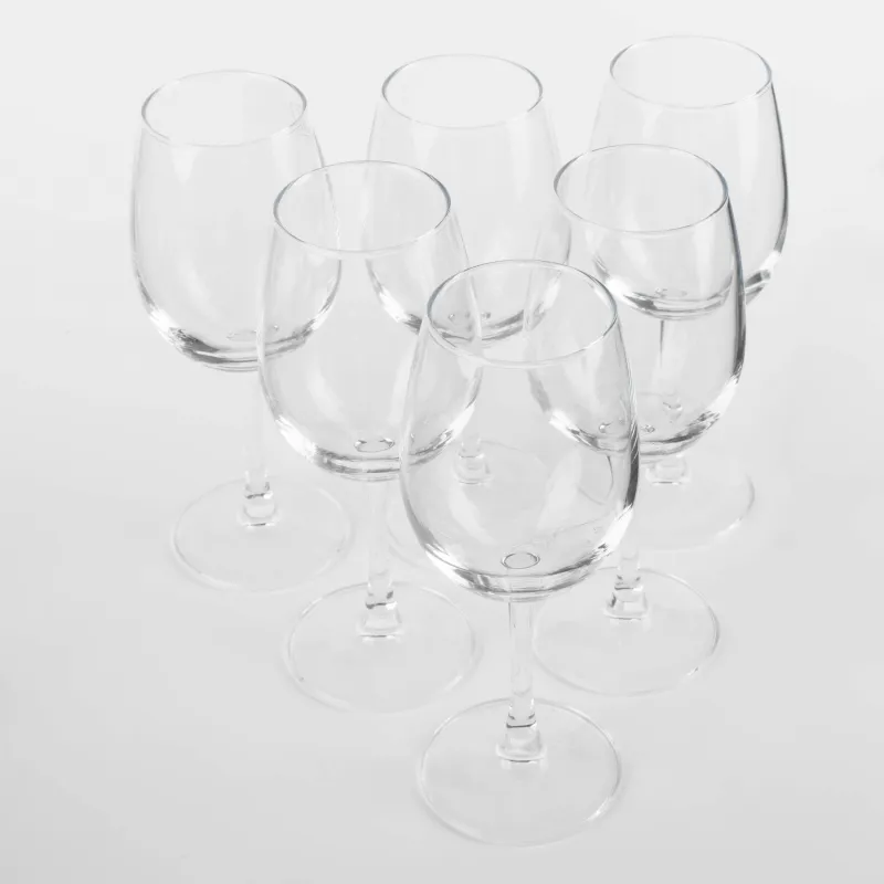 White wine glass, 350 ml, 6 pcs, glass, Lecco, image-1