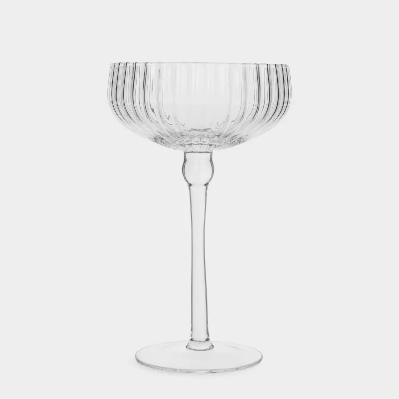 Champagne coupe glass, 300 ml, 2 pcs, glass, Blossom R, image-2
