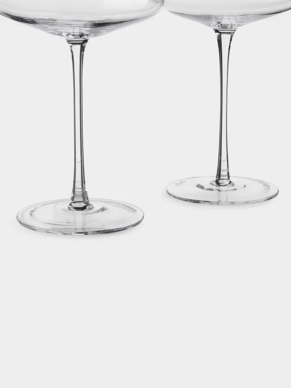 Champagne coupe glass, 300 ml, 2 pcs, crystal glass, Sondrio, image-4
