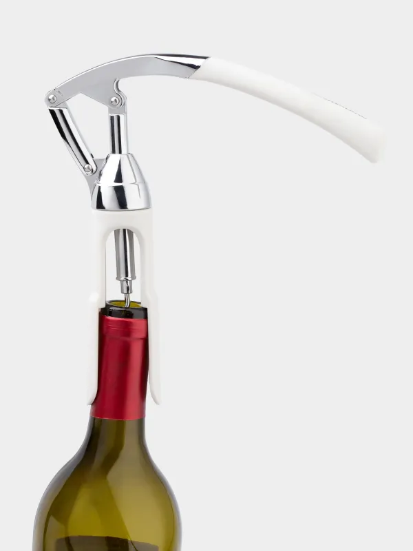 Lever corkscrew, 17 cm, metal / plastic, Fastie, image-5