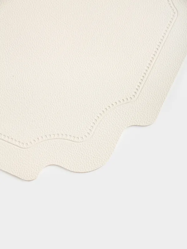 Placemat, 30x45 cm, PVC, curly, beige, Vintage, Rock vintage, image-4