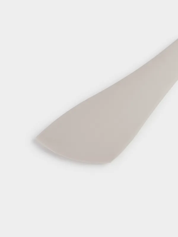 Spatula, 28 cm, double, silicone, beige, image-2