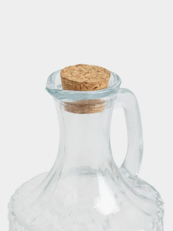 Oil or vinegar container, 400 ml, with handle, glass R / stopper, Naiad, image-2