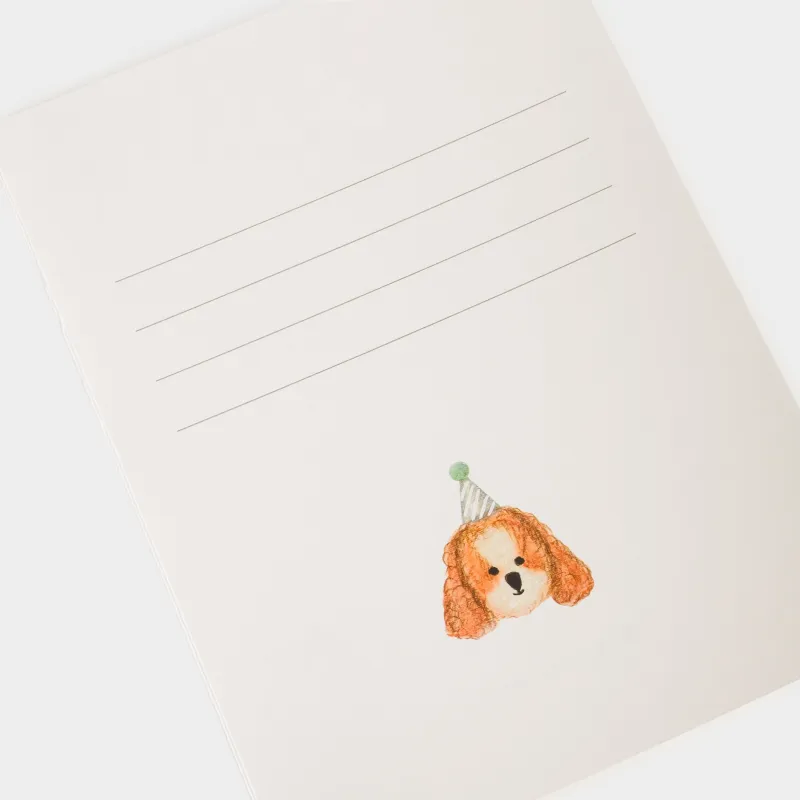 Gift envelope, 12x17 cm, paper, grey, Dogs, Birthday, image-4