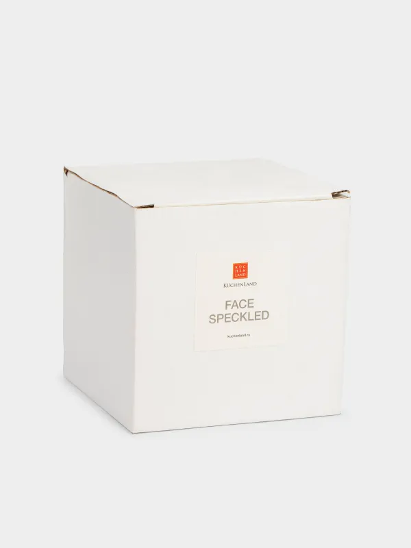 Mug, 420 ml, Ceramic, White, speckled, Face, Face speckled, image-5