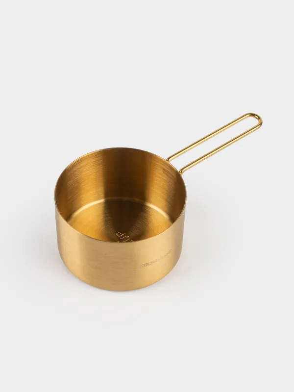 Measuring spoon, 250 ml, steel, golden, Device gold, image-2