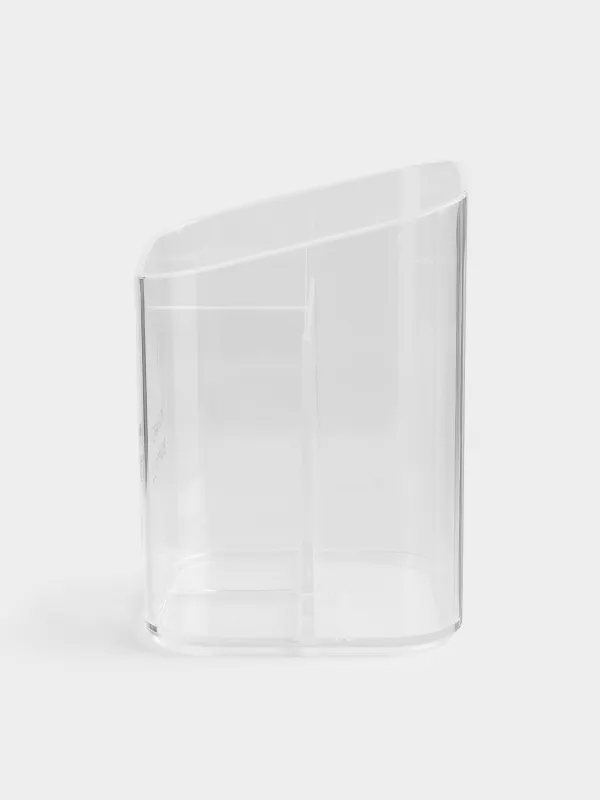 Organizer for cosmetics, 8x11 cm, 3 compartments, plastic, Basic font, image-2