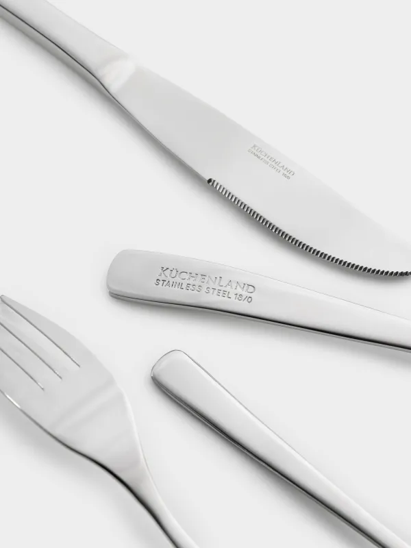 Cutlery, 6 persons, 24 items, steel, Munchen, image-6