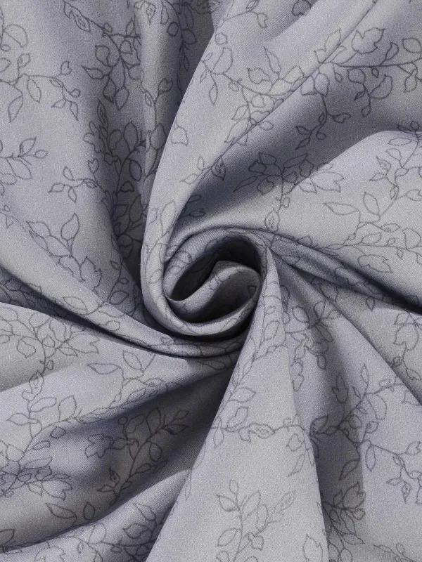 Bed linen set, Euro, Tencel 300 TC, grey, Branches, Tencel, image-5