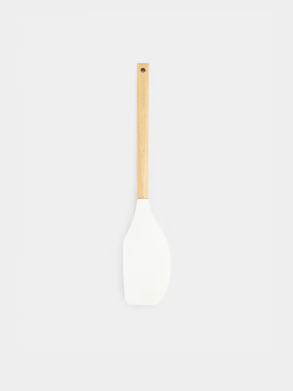 Spatula, 32 cm, silicone / wood, beige, Provence, image-0