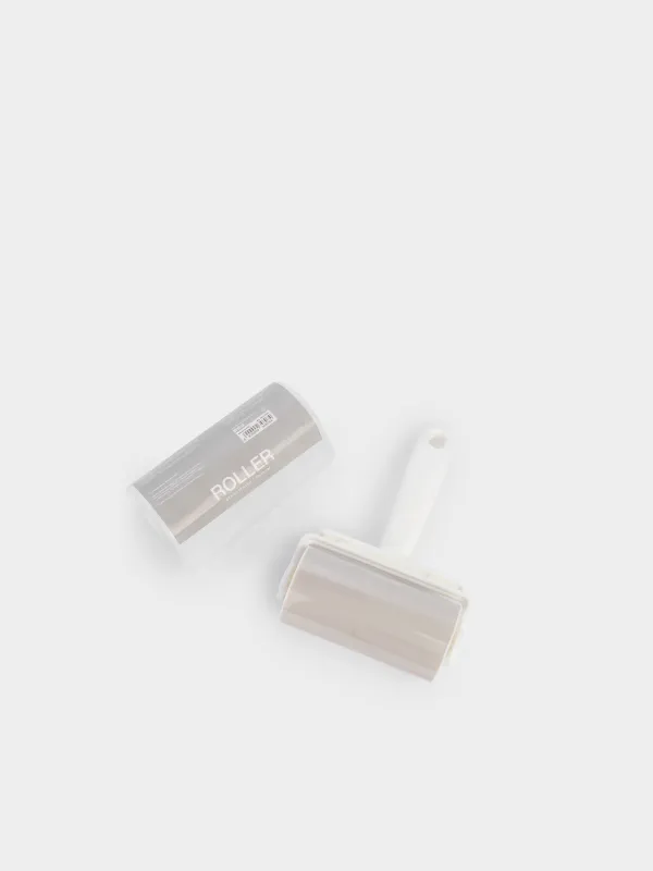 Cloth cleaning roller, 18x12 cm, reusable, with cover, grey, Roller, image-4