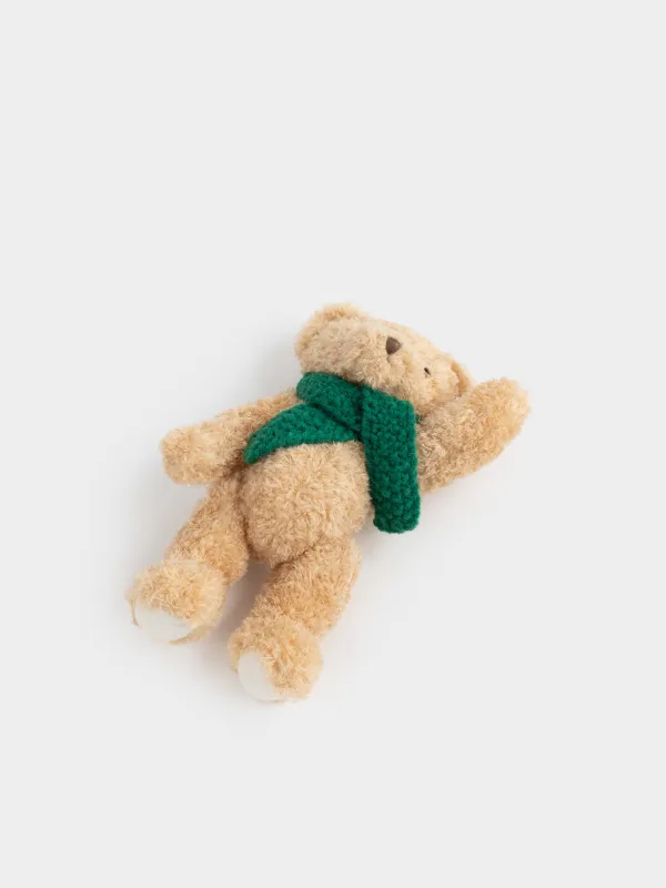 Toy, 25 cm, soft, with movable paws, polyester, brown, Bear, Bear, image-3