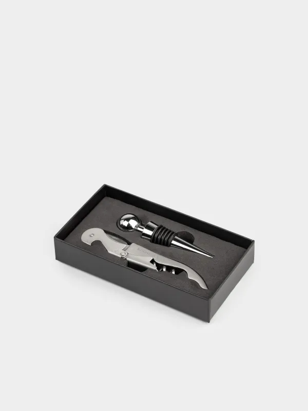 Sommelier set, 2 pr, metal / silicone, Bar, image-8